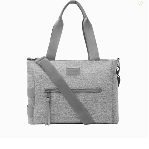 Dagne Dover Diaper Wade Tote Bag in Heathered Grey Baby Bag - Picture 1 of 9